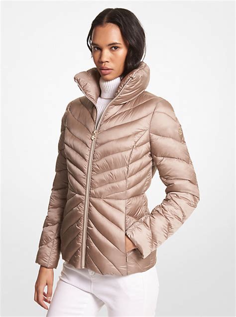 michael kors men's raymond packable down jacket|Michael Kors packable nylon anorak.